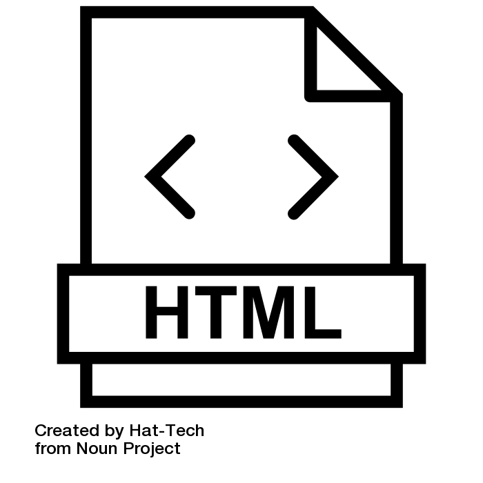 HTMLのアイコン
